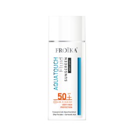 Froika Aquatouch Sunscreen Fluid Anti-Spot SPF50+, Λεπτόρρευστο Αντηλιακό Προσώπου Mε Λευκαντική Δράση 50ml