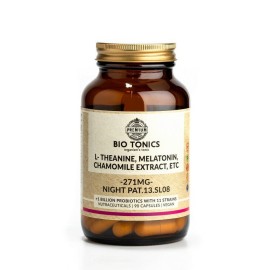 Bio Tonics L-theanine, Melatonin, Chamomile Extract 271mg Συμπλήρωμα για τον Ύπνο και την Ανακούφιση από το Άγχος 90caps