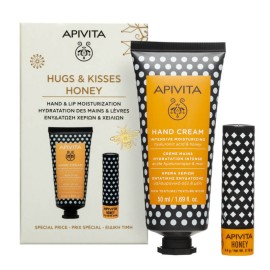Apivita XMAS PROMO 2025 Hugs & Kisses Honey με Κρέμα Χεριών Με Μέλι 50ml & Bio-Eco Lip Care Honey Στικ Χειλιών Με Μέλι 4.4gr