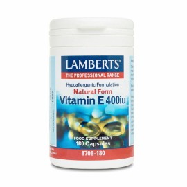 Lamberts Vitamin E 400iu Natural Form 180caps