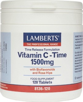 Lamberts Vitamin C Time Release 1500mg 120tabs