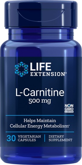 Life Extension L-Carnitine Καρνιτίνη 500mg 30caps