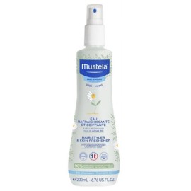 Mustela Hair Styler & Skin Freshener Νερό Φρεσκαρίσματος Για Σώμα Και Μαλλιά με Έλαιο Χαμομηλιού 200 ml