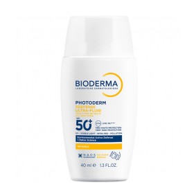 Bioderma Photoderm Xdefence Ultra-fluid Invisible, Εξαιρετικά Λεπτόρρευστο Αντηλιακό Προσώπου SPF50+ 40ml