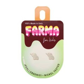 Farma Bijoux For Kids Παιδικά Υποαλλεργικά Σκουλαρίκια Ελεφαντάκια Καρφωτά A586 1ζευγάρι