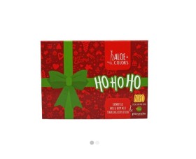 ALOE+COLORS Ho Ho Ho Gift Box και Special Christmas Blend Grizo & Prasino Τσάι