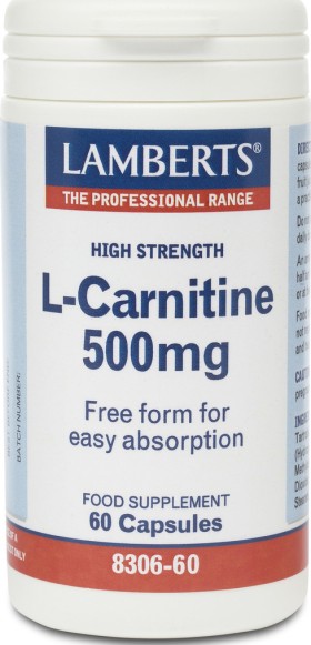 Lamberts L-Carnitine 500mg 60caps