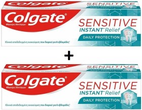 Colgate PROMO 1+1 ΔΩΡΟ Sensitive Instant Relief Daily Protection 2x75ml