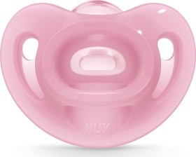 Nuk Sensitive Σιλικόνης 6-18m Ροζ 1τμχ 10.736.386