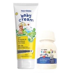 Frezyderm Baby Cream 175ml & Δώρο Baby Laundry Υγρό Απορρυπαντικό Ρούχων 50 2τμχ