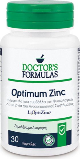Doctors Formulas Optimum Zinc Ψευδάργυρος 30caps