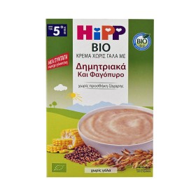 Hipp Βρεφική Κρέμα Δημητριακά & Φαγόπυρο 5m+  200gr