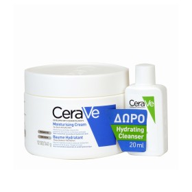 CeraVe Promo Moisturising Cream for Dry to Very Dry Skin 340ml & ΔΩΡΟ Hydrating Cleanser 20ml