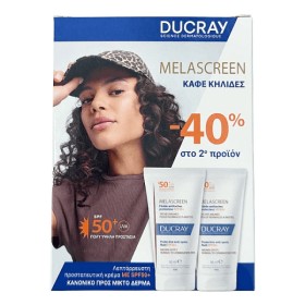 DUCRAY PROMO 2026 με Duo Melascreen SPF50+ Λεπτόρρευστη Αντηλιακή Κρέμα κατά των Κηλίδων για Κανονική / Μικτή Επιδερμίδα 2x50ml