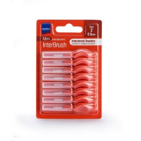 INTERMED Mini Ergonomic Interbrush Μεσοδόντια Βουρτσάκια 0,5mm Size2  8τμχ