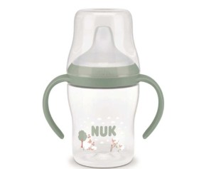 Nuk Perfect Match Εκπαιδευτικό Μπιμπερό Πλαστικό Πράσινο με Λαβές για 6m+ 150ml 10.215.379