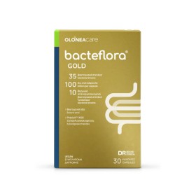 Bacteflora Gold Συμπλήρωμα με Υψηλή Περιεκτικότητα σε Προβιοτικά & Πρεβιοτικά 30caps