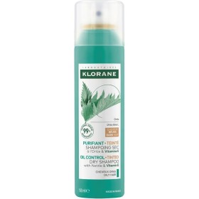 Klorane Dry SHampoo Nettle, Ξηρό Σαμπουάν με Τσουκνίδα για Λιπαρά Μαλλιά και Σκούρα 150ml