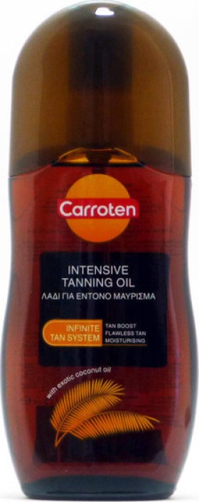 Carroten Intensive Tanning Oil Αντηλιακό Σώματος SPF0 Spray 125ml