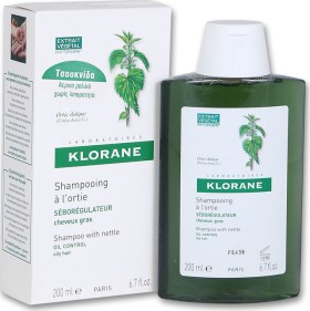Klorane Oil Control Σαμπουάν με Τσουκνίδα για Λιπαρά Μαλλιά 200ml