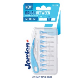 Jordan Μεσοδόντια Βουρτσάκια Μπλε Medium 0.6mm 10τμχ