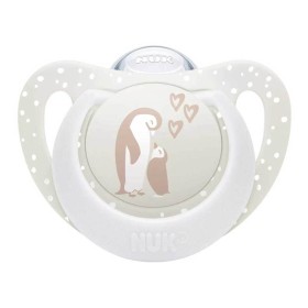 Nuk First Choice Ορθοδοντική Πιπίλα Σιλικόνης 0-6m Λευκό 1τμχ 10.175.384