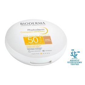 Bioderma Photoderm Compact Mineral Αδιάβροχη Αντηλιακή Πούδρα Προσώπου SPF50+ με Χρώμα Golden 10gr