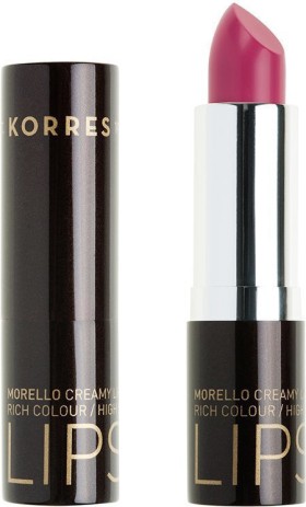 Korres Morello Creamy Κραγιόν Long Lasting Sheer 19 Vibrant Fuchsia 3.5gr