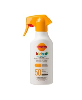 Carroten Kids Suncare Face & Body Milk Αδιάβροχο Παιδικό Αντηλιακό Spray για Πρόσωπο & Σώμα SPF50 300ml