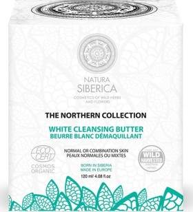 Natura Siberica Northern Λευκό Βούτυρο Καθαρισμού Για Κανονικές & Μικτές Επιδερμίδες 120ml