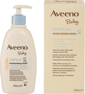 Aveeno Baby Dermexa Moisturising Hair & Body Wash Ενυδατικό Υγρό Καθαρισμού Σώματος για Μωρά300ml