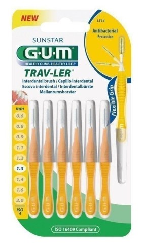 Gum Trav-Ler 1.3mm Μεσοδόντια βουρτσάκια