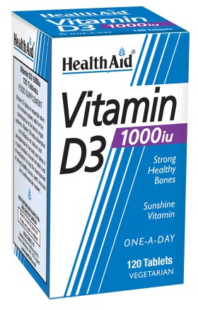Health Aid Vitamin D3 1000i.u 120tabs