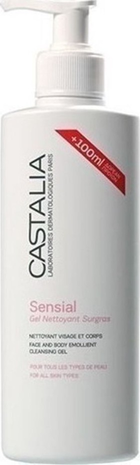 Castalia Sensial Gel Nettoyant Surgras Τζελ Καθαρισμού Προσώπου και Σώματος 300ml