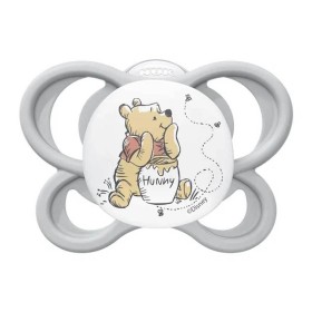 NUK Perfect Match Air Winnie The Pooh Πιπίλα Σιλικόνης 0-6m Γκρι 1τμχ 10.175.362