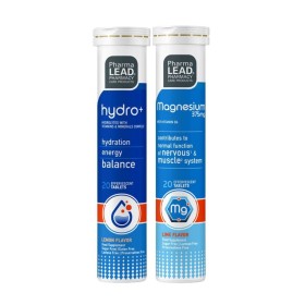 PharmaLead PROMO με Hydro+ Ηλεκτρολύτες & Βιταμίνες 20tabs Αναβράζοντα & Magnesium 375mg plus B6 20tabs Αναβράζοντα