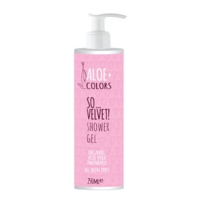 ALOE+COLORS Shower Gel So Velvet Κρεμώδες Αφρόλουτρο Πούδρα 250ml