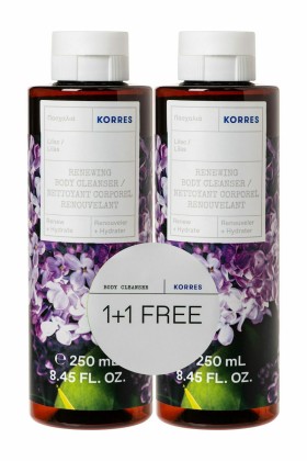 Korres Renewing Lilac Αφρόλουτρο Πασχαλιά 1+1 ΔΩΡΟ 2x250ml