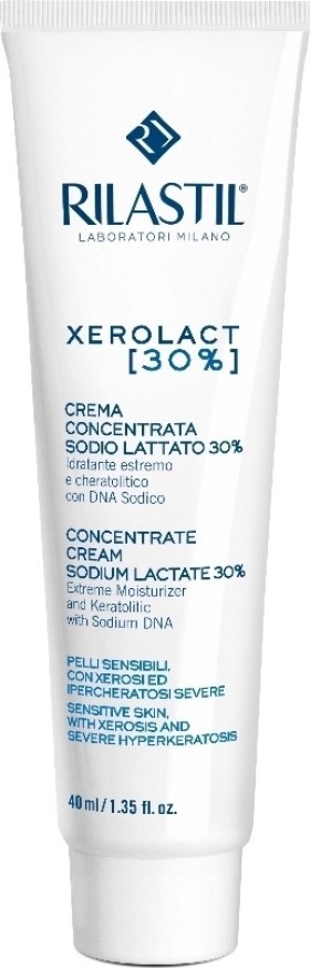 Rilastil Xerolact Concentrate Cream Sodium Lactate 30% για Ξηροδερμία και Υπερκεράτωση 40ml