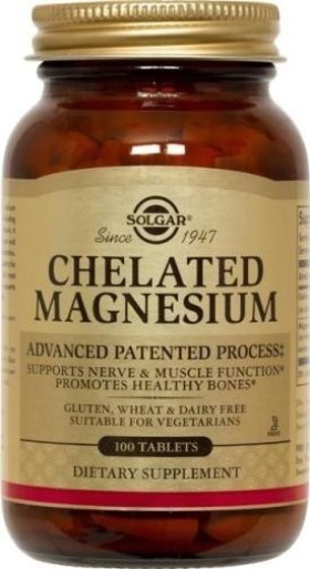 Solgar Chelated Magnesium 100mg 100tabs