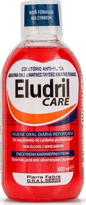 ELGYDIUM Eludril Care Χωρίς Αλκοόλ 500ml