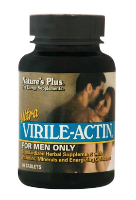 Natures Plus Ultra Virile-Actin για την Ενίσχυση της Ανδρικής Libido 60tabs