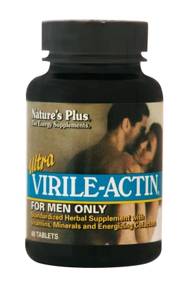 Natures Plus Ultra Virile-Actin за повишаване на мъжкото либидо 60 таблетки