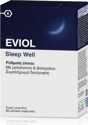 Eviol Sleep Well για τη Ρυθμιση του Ύπνου 30caps