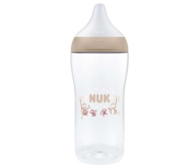 Nuk Perfect Match Μπιμπερό Πλαστικό Μπεζ, Θηλή XL για 6m+ 360ml 10.217.002