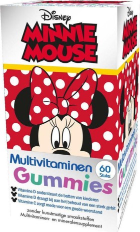 Skan Medical Disney Minnie Mouse Multivitamin Πολυβιταμίνες για Παιδιά Πορτοκάλι Κεράσι 60 ζελεδάκια