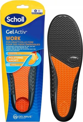 Scholl Gel Active Πάτοι Για Υποδήματα Εργασίας Large No 35.5 - 40 2τμχ