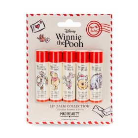 MAD BEAUTY XMAS 2025 Disney Winnie The Pooh Lip Balm Collection, Σετ με 5 Διαφορετικές Γεύσεις Lip Balm 5τμχ