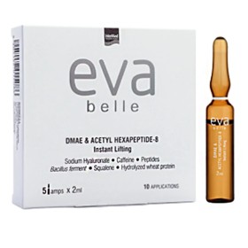 Eva Belle DMAE & Acetyl Hexapeptide-8 Αντιρυτιδικό & Αντιγηραντικό Serum Προσώπου σε Αμπούλες με Υαλουρονικό Οξύ για Σύσφιξη 5x2ml