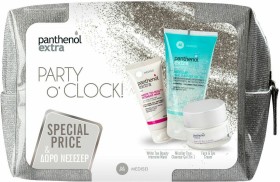 Panthenol Extra Party O Clock Silver Micellar Cleanser Gel 150ml & Κρέμα Προσώπου 50ml & Ενυδατική Μάσκα 50ml